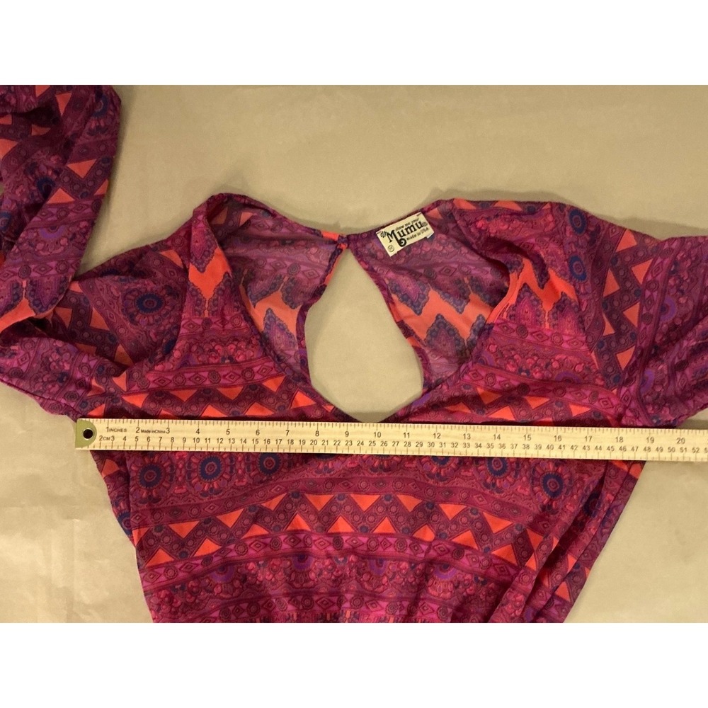Show Me Your Mumu Rainey Mini Dress Size Medium Boho Festival Indie Fairy Casual - Picture 4 of 15